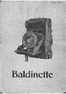 Balda Baldinette manual. Camera Instructions.